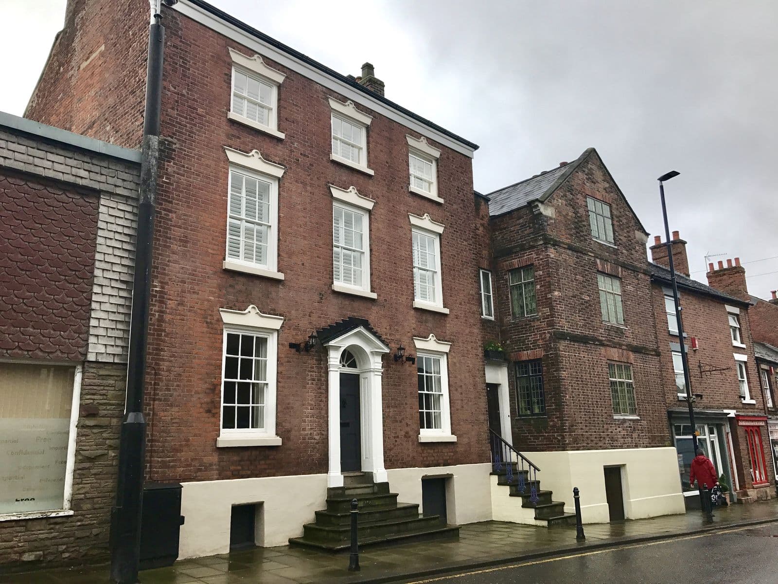 A Georgian brick house at 33 Lawton Street, Congleton